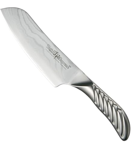 Amazon｜藤次郎プロ ニッケルダマスカス鋼 三徳 170mm F-1036｜三徳